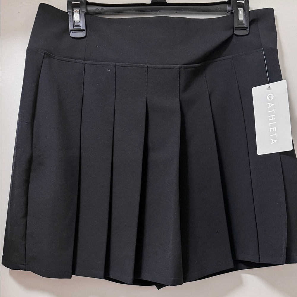 Athleta Endless Pleated Black Skort